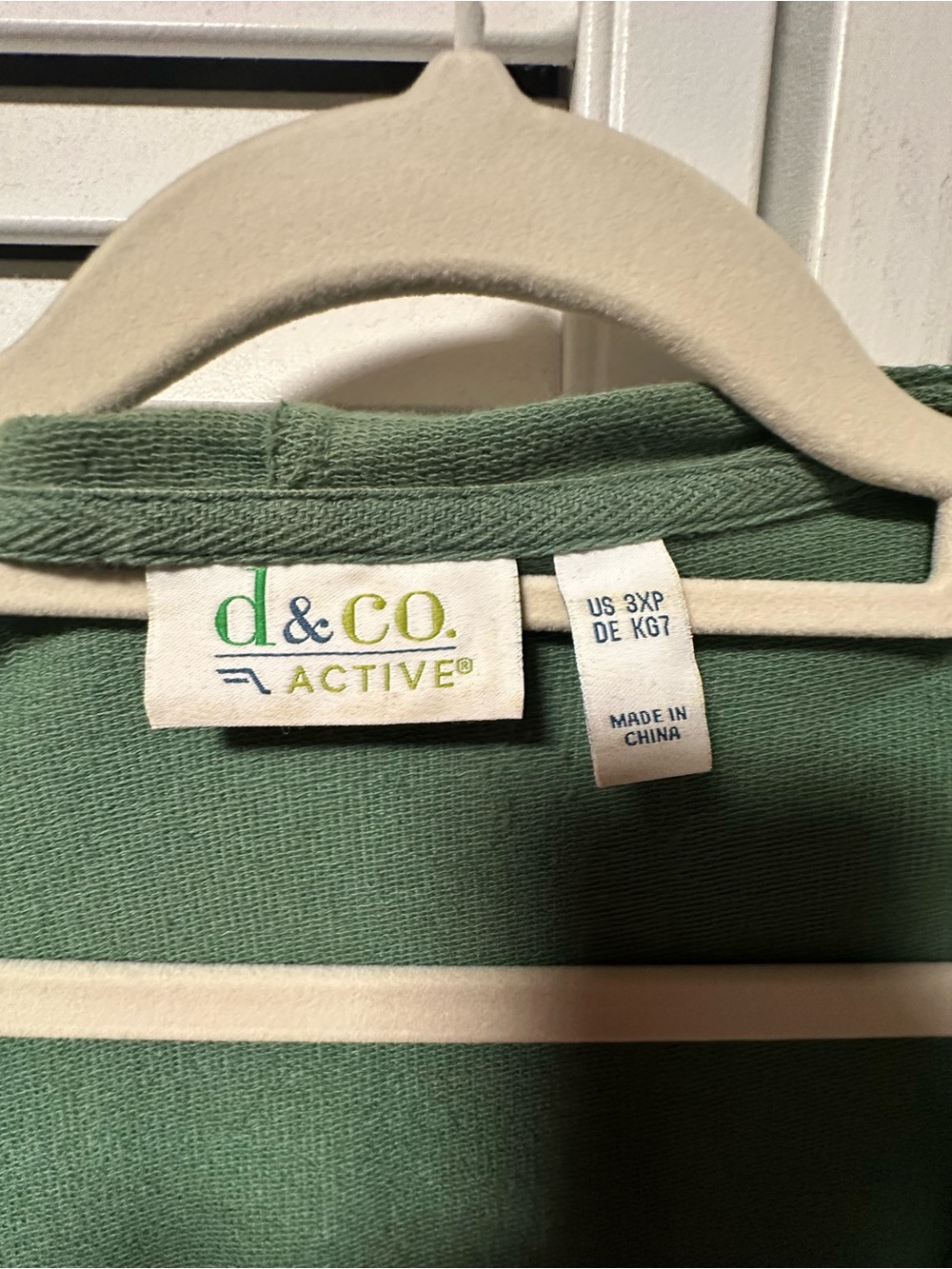 Denim & Co Long French Terry Stadium Hoodie - Picture 3 of 6